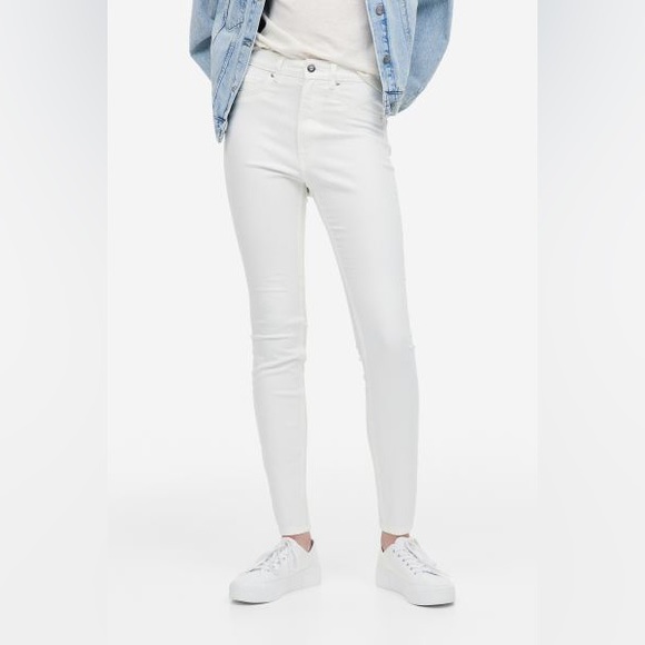 🌸 Women’s White Skinny Jeans - Picture 4 of 10